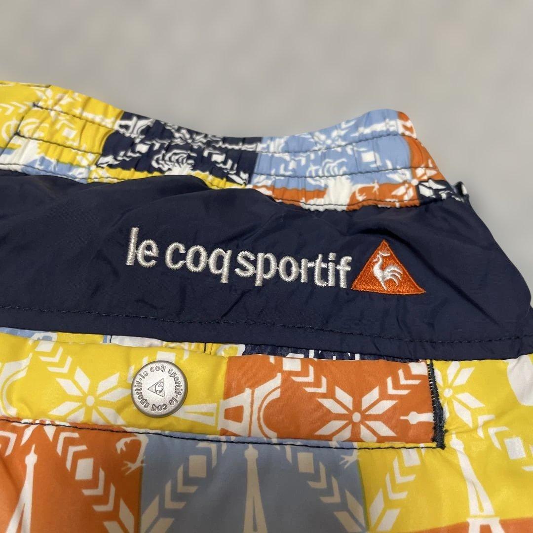 le coq sportif golf ルコック 総柄 防寒中綿パンツ LL