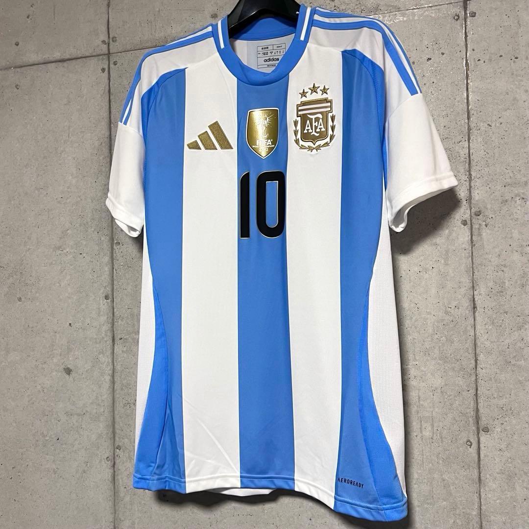【新品/タグ付き】2024 アルゼンチン代表 ♯10 メッシ【XLサイズ】ホーム