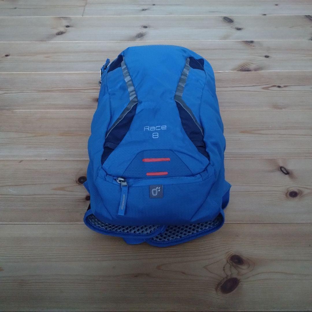 【美品】deuter／Race 8／アジュール ラピス／廃盤モデル／一回使用