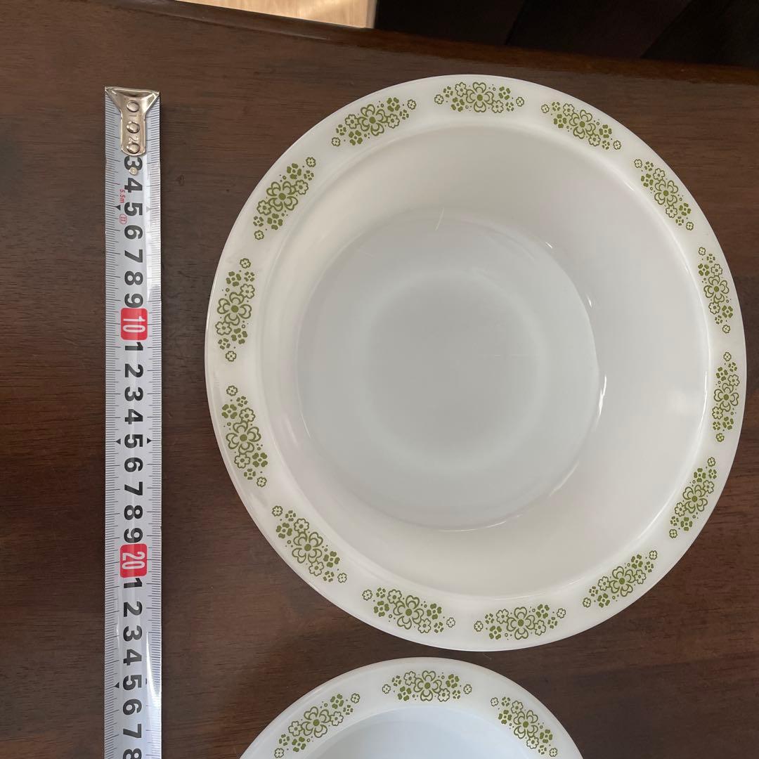 アンカーホッキング花模様の食器12点セット