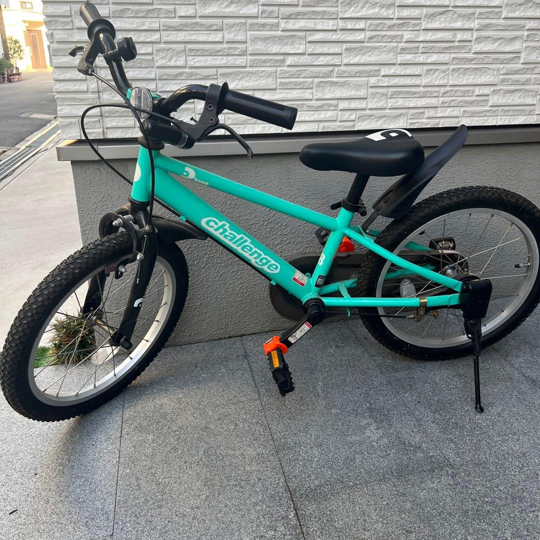 D-bike challenge キッズバイク エメラルドグリーン
