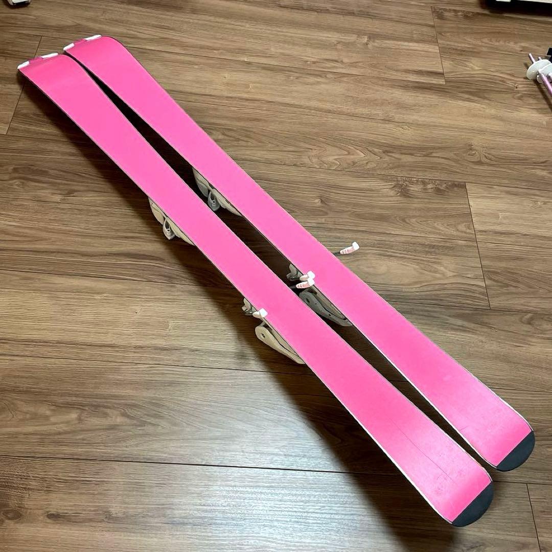 ジュニア スキー 120 ビンディング付き ポール 95cm STREULE