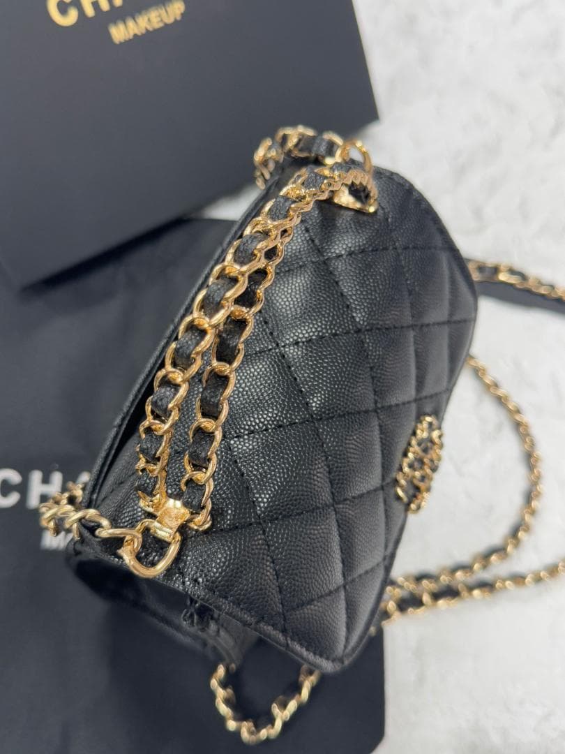 VIP✨ 非売品✨限定 ブラックレザーショルダーバッグ