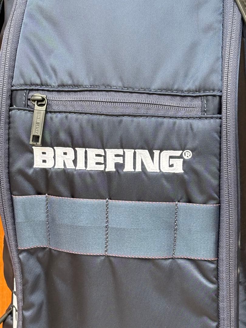 【美品】BRIEFING CR-6 ネイビー　キャディバッグ