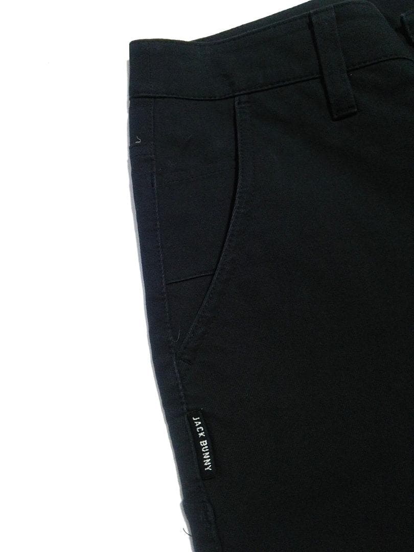 美品 ジャックバニー 春夏秋 スリムフィットゴルフパンツ スキニー レディース0