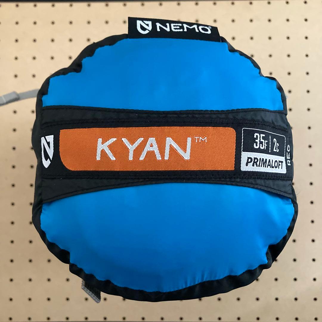 nemo kyan 35 ニーモ ケヤン 化繊シュラフ 寝袋
