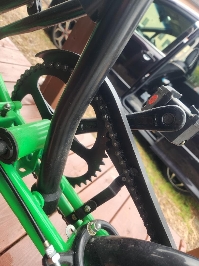 美品 SCOOMA スクーマ 折りたたみ自転車 16インチ 緑 レトロ