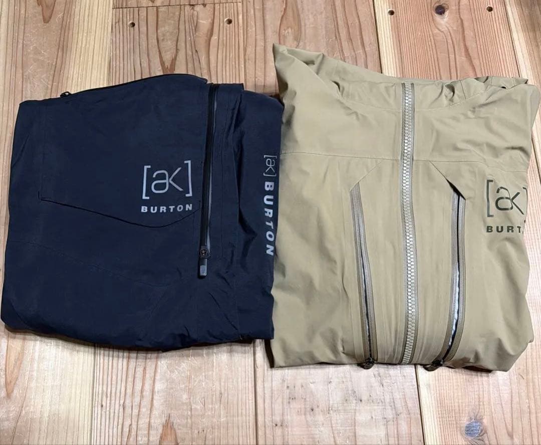 Burton ak ベージュ ブラック　セット　スノーボード　ウエア　バートン