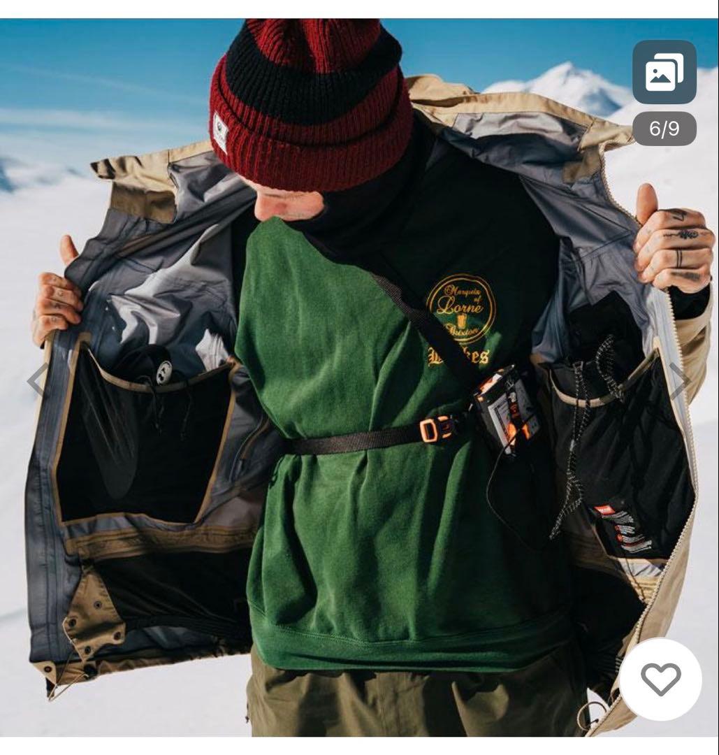 Burton ak ベージュ ブラック　セット　スノーボード　ウエア　バートン