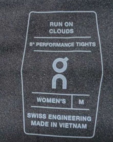 8\" Performance Tights　Women's Mサイズ　Black
