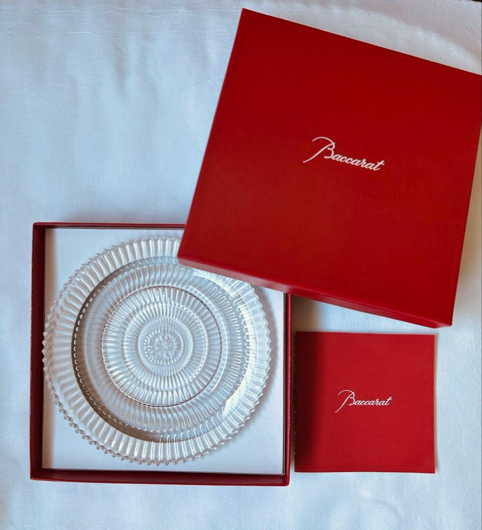 【新品】 Baccarat バカラ ミルニュイ プレート 12cm