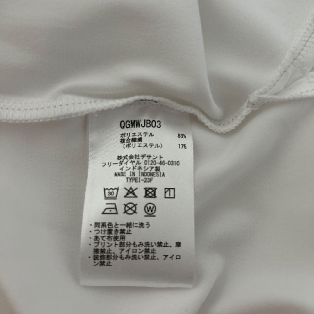 ☆【新品タグ付き】LE COQ SPORTIF 長袖モックネックシャツ　白　春