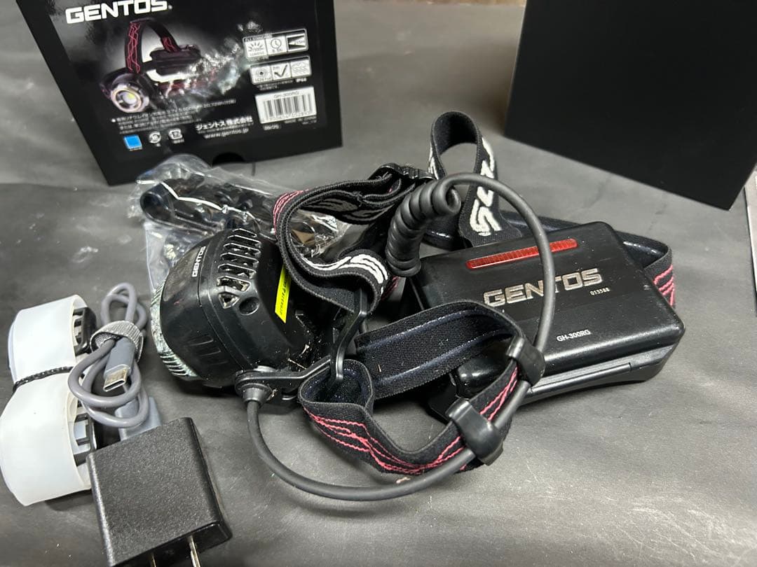 ジェントス　ヘッドライト　GH-300RG