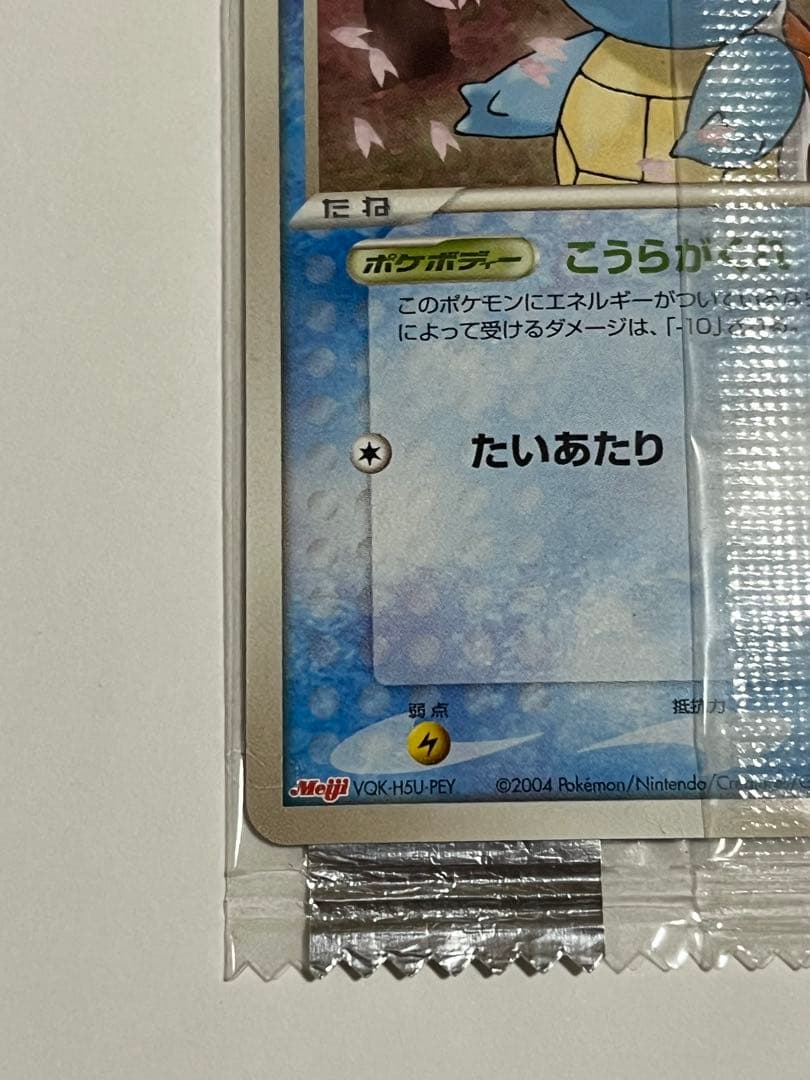 ポケモンカード　ゼニガメ　Meiji 未開封