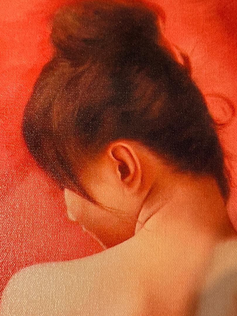 【アート作品】美しい女性をモデルにした油絵風の肖像画・絵画・裸婦画38