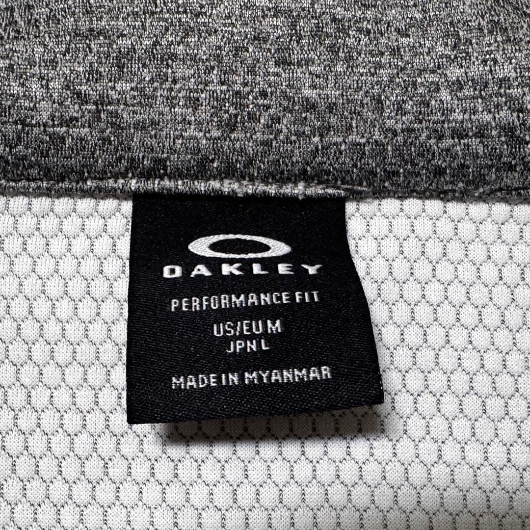 OAKLEY オークリー 中綿入り 切り替え ニット ジャケット ホワイト 長袖