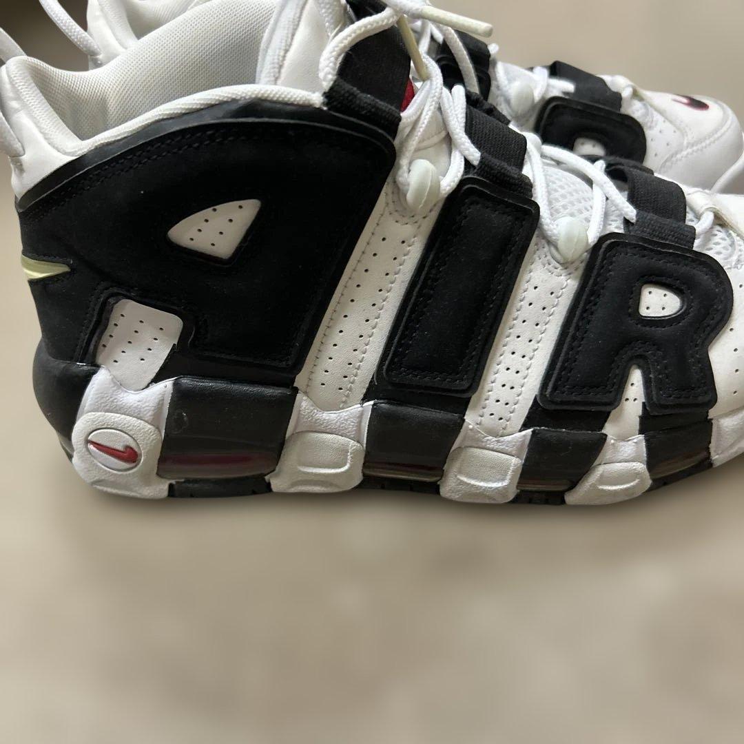 Nike Air More Uptempo ホワイト/ブラック/レッド 26cm