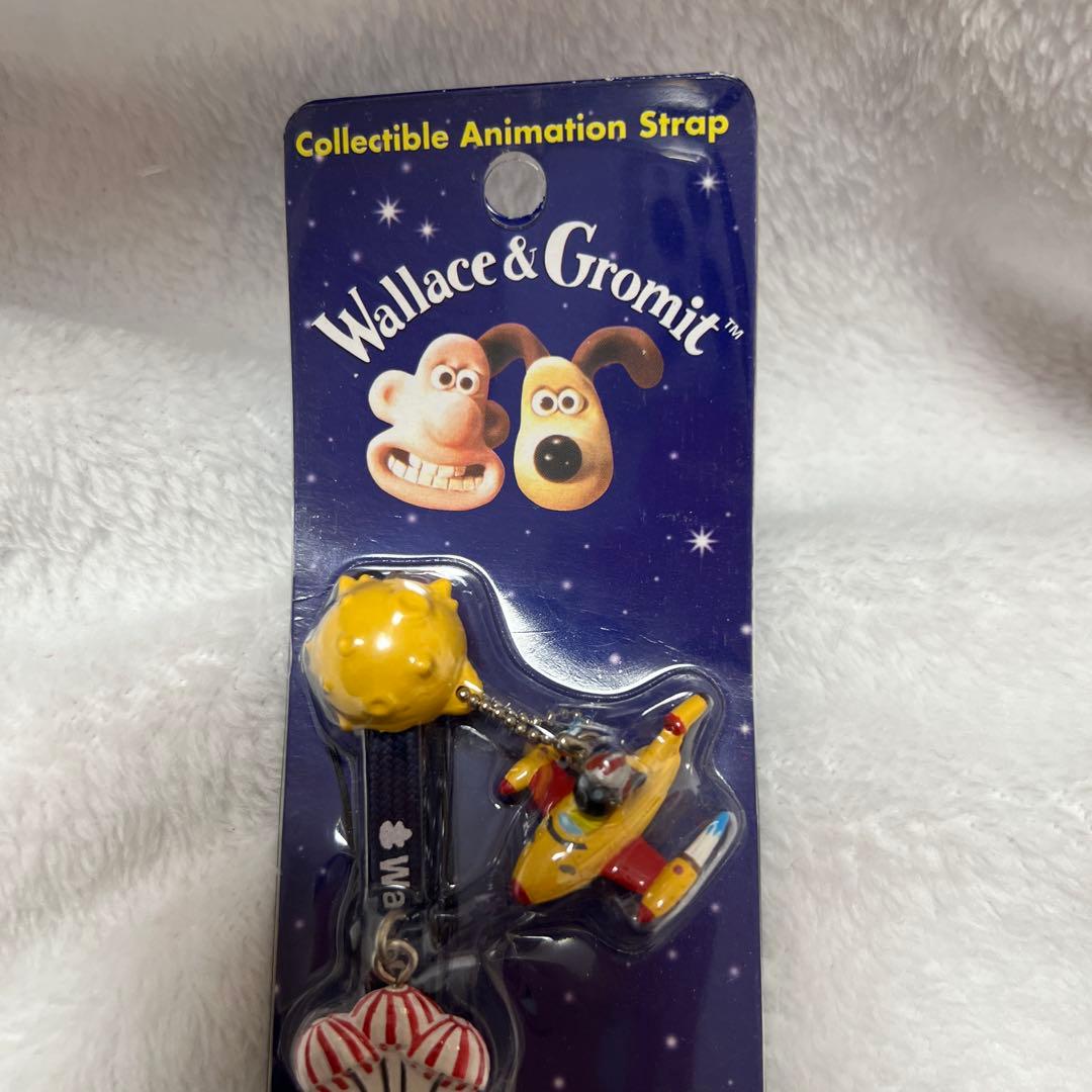 ウォレスとグルミット　ひつじのショーン　ストラップ　グリコ　キーホルダー　イワヤ