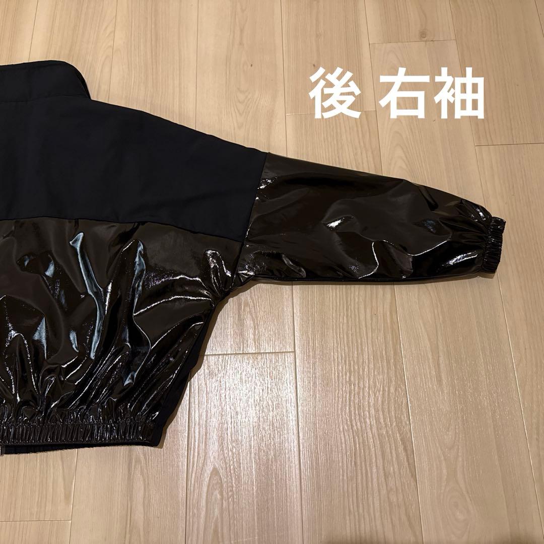 【NIKE】アシンメトリー 異素材ドルマンジャケット S オーバーサイズ