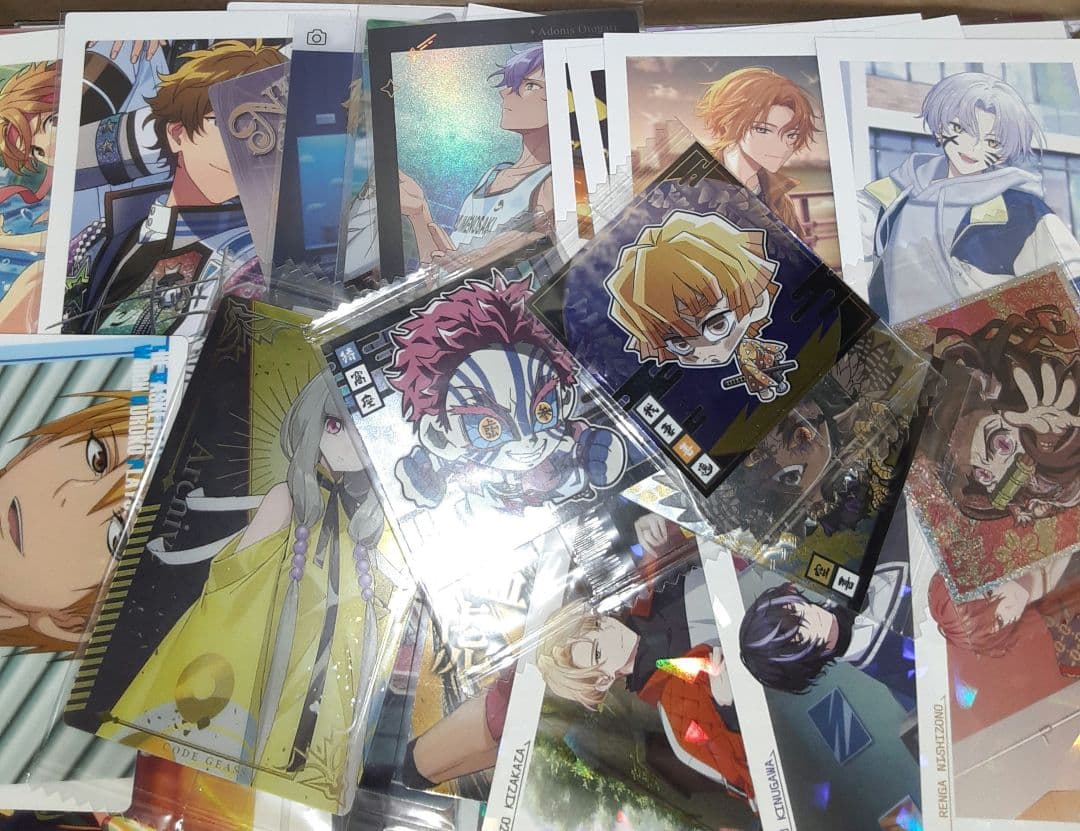 アニメグッズ シール・アニメカード 大量 まとめ売り 1200点