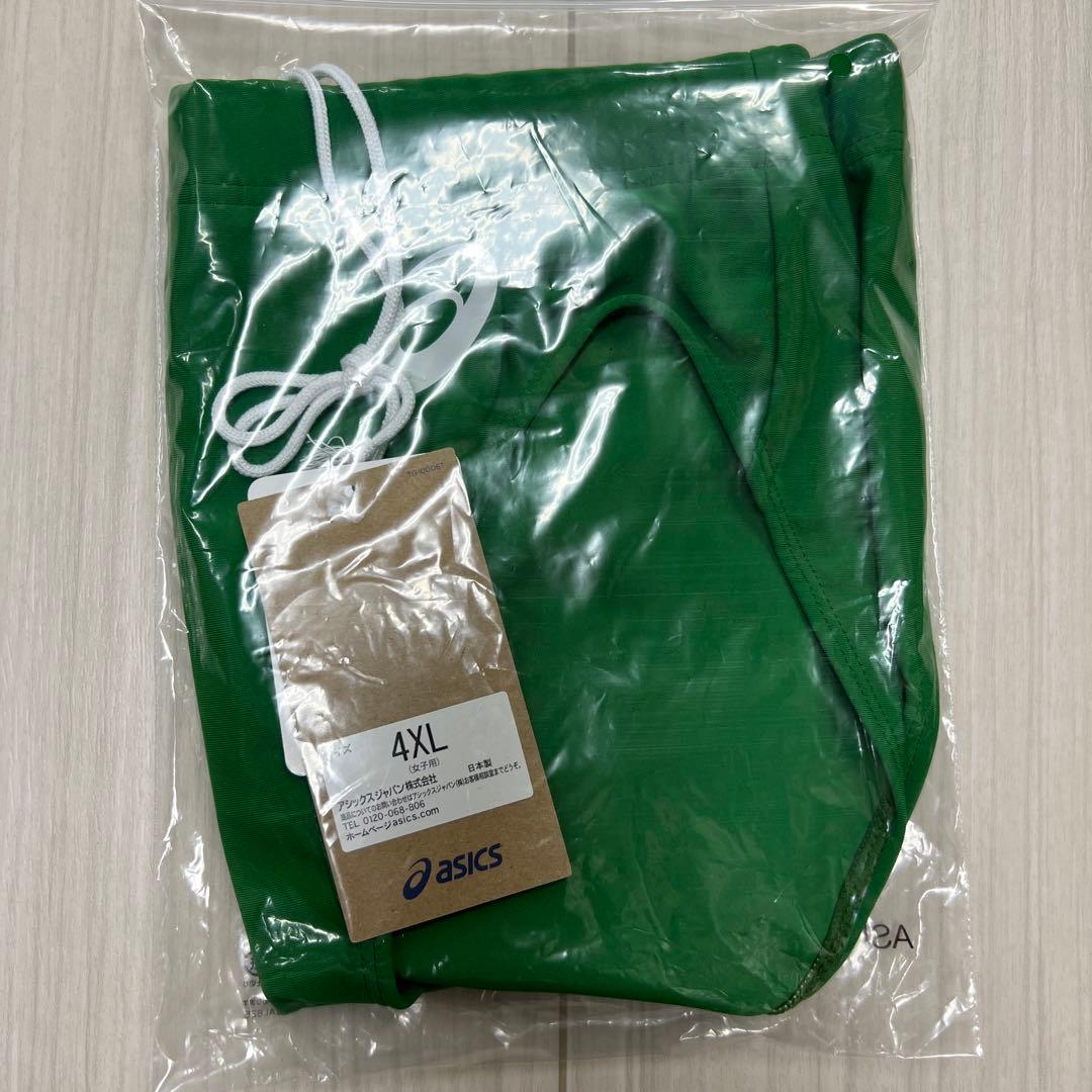 アシックス　女子陸上レーシングショーツ　アマゾングリーン単色　4XLサイズ　新品