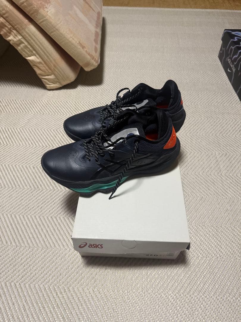 ASICS ballaholic バスケットボールシューズ ネイビー