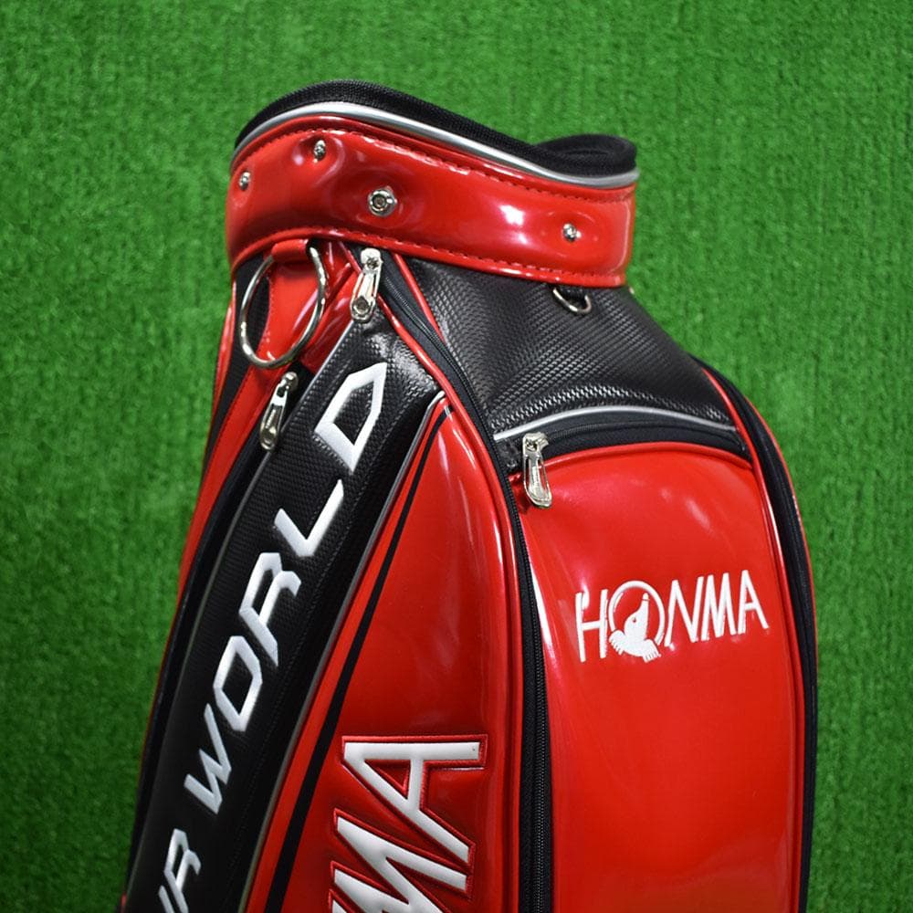 HONMA GOLF/ホンマ ゴルフ キャディバッグ9.5型【レッド】美品！