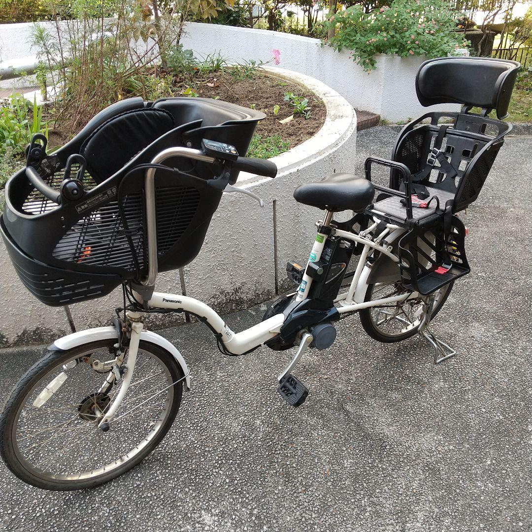 Panasonic Gyutto mini 電動自転車 チャイルドシート付き 白