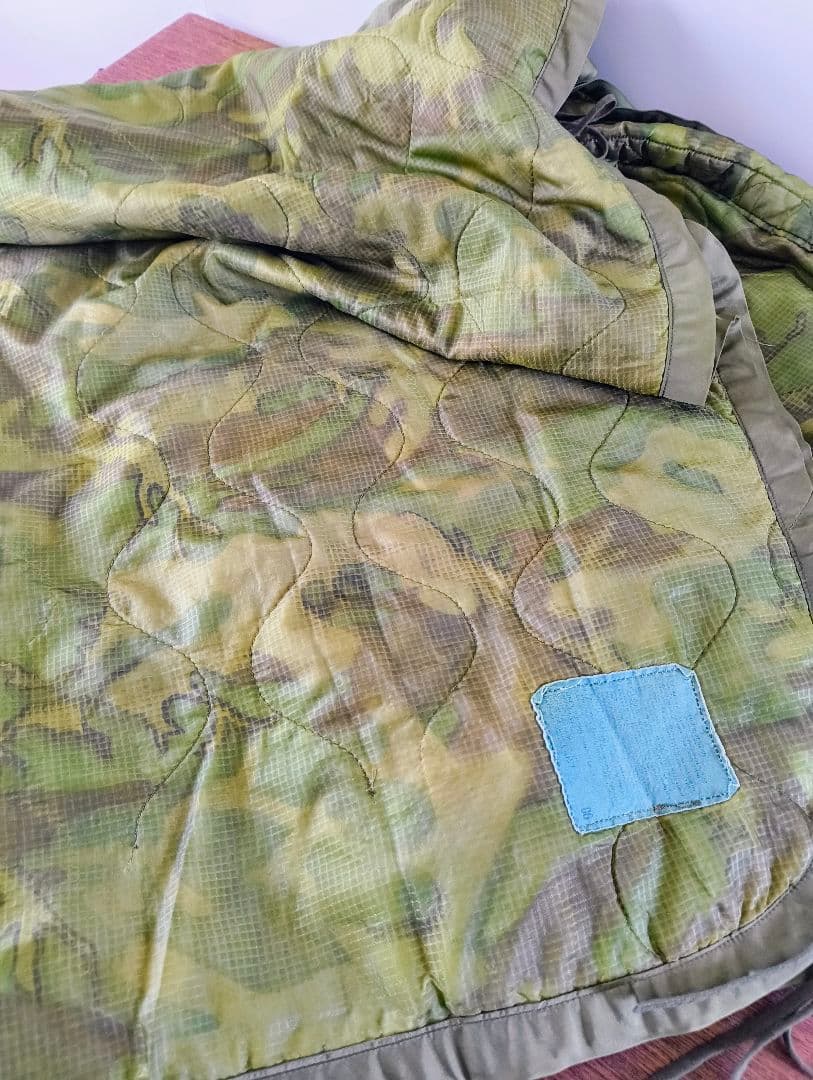 60’s米軍実物 ポンチョライナー グリーンリーフ