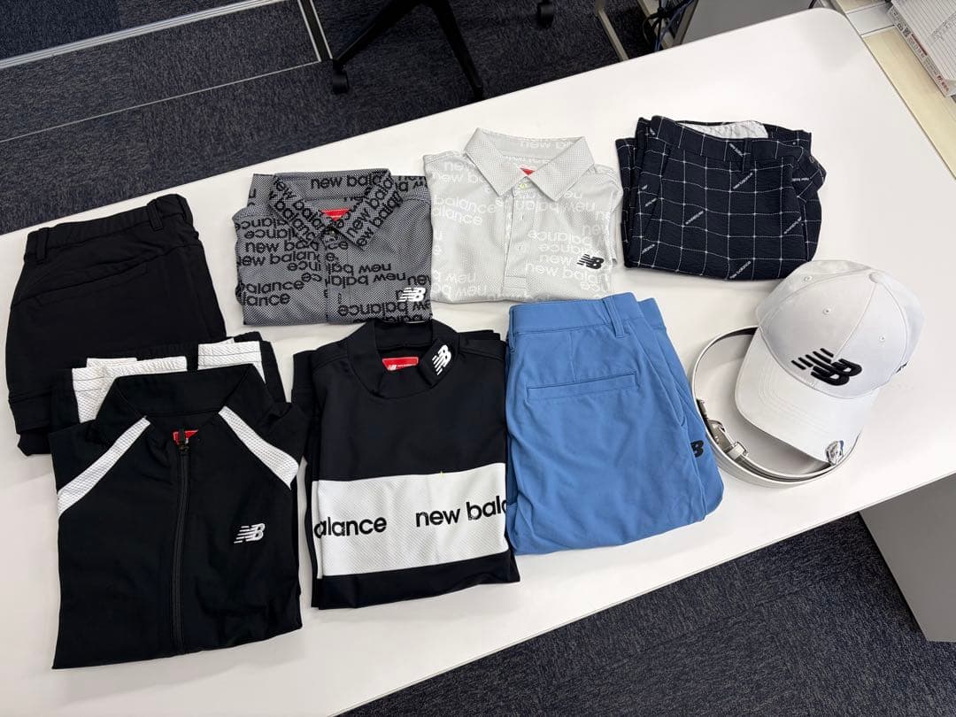 メンズ　ゴルフウェア NEW BALANCE　ニューバランス10点セット