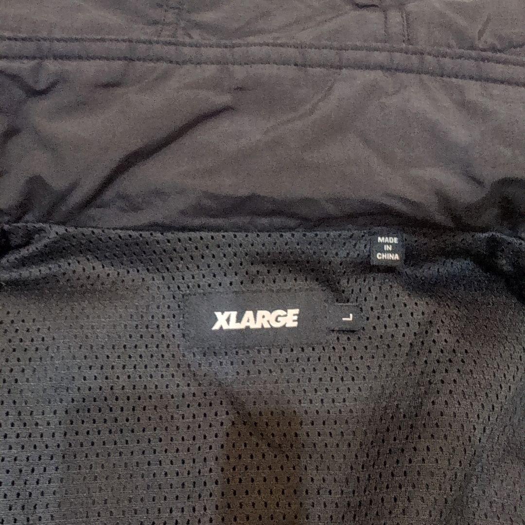XLARGE ブラック ナイロン　フィッシングジャケット Lサイズ