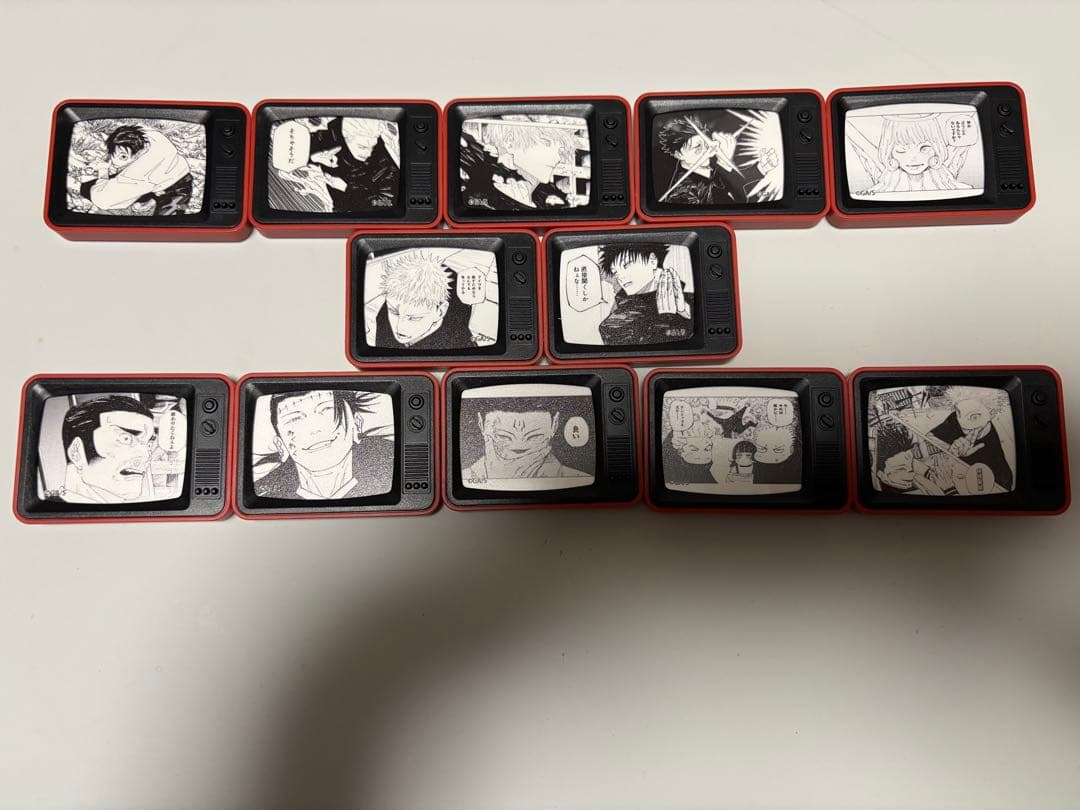 12種類コンプ③ ミニチュアテレビフレームマグネット 呪術廻戦
