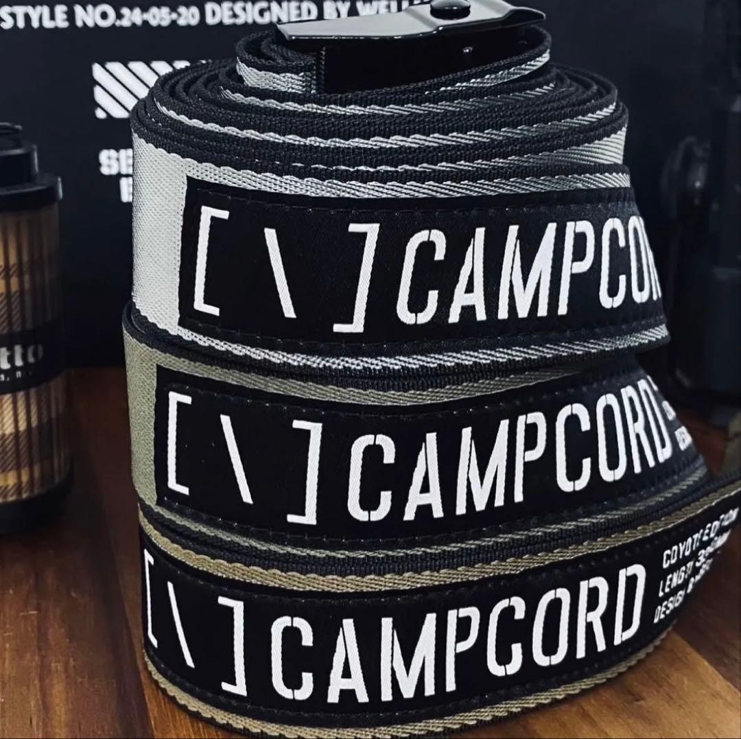 [＼] CAMPCORD 機能ガイロープ　台湾ガレージ　コヨーテ　2本セット