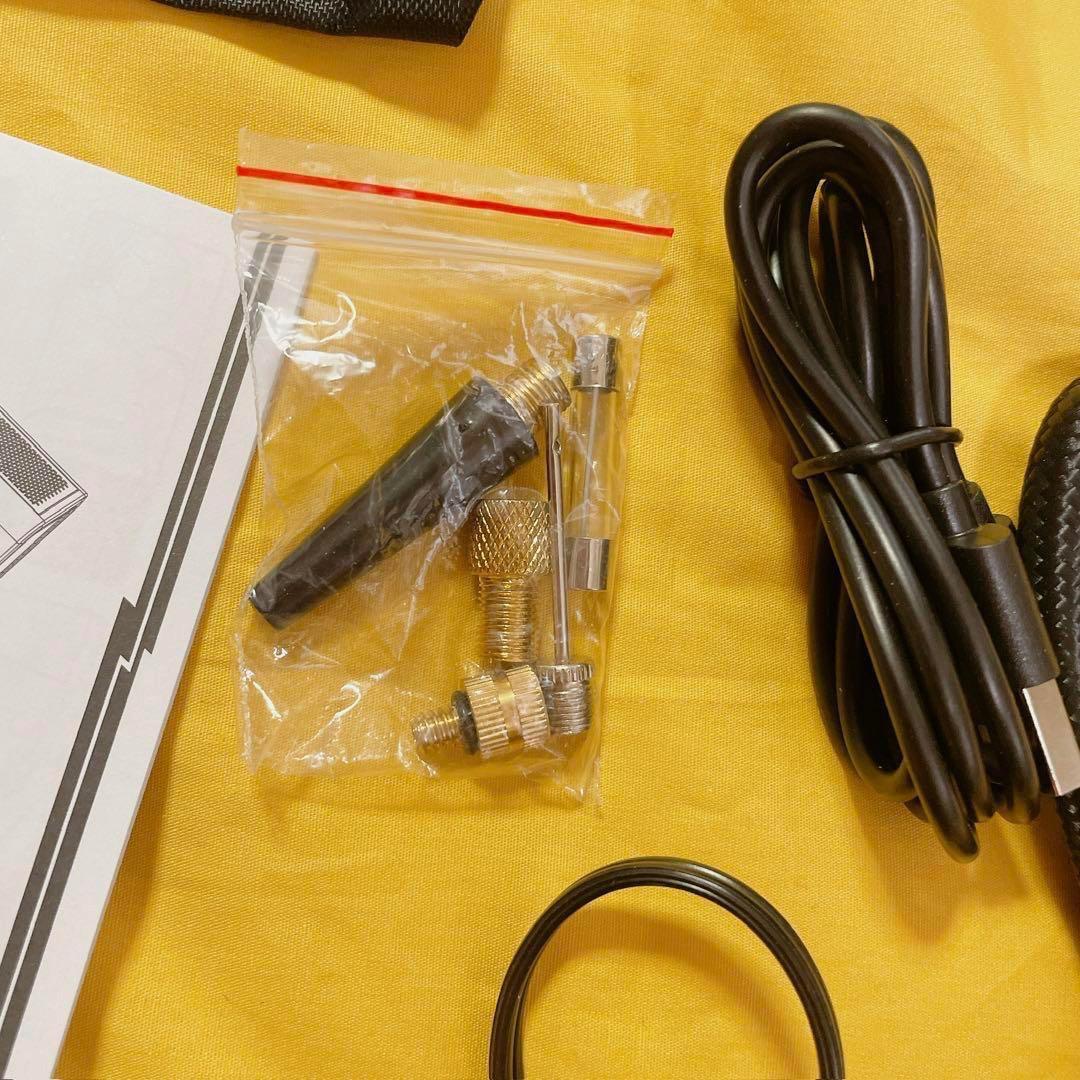 ✨新品未使用✨多機能 車用インフレータブルポンプ、ポータブル電動エアポンプ