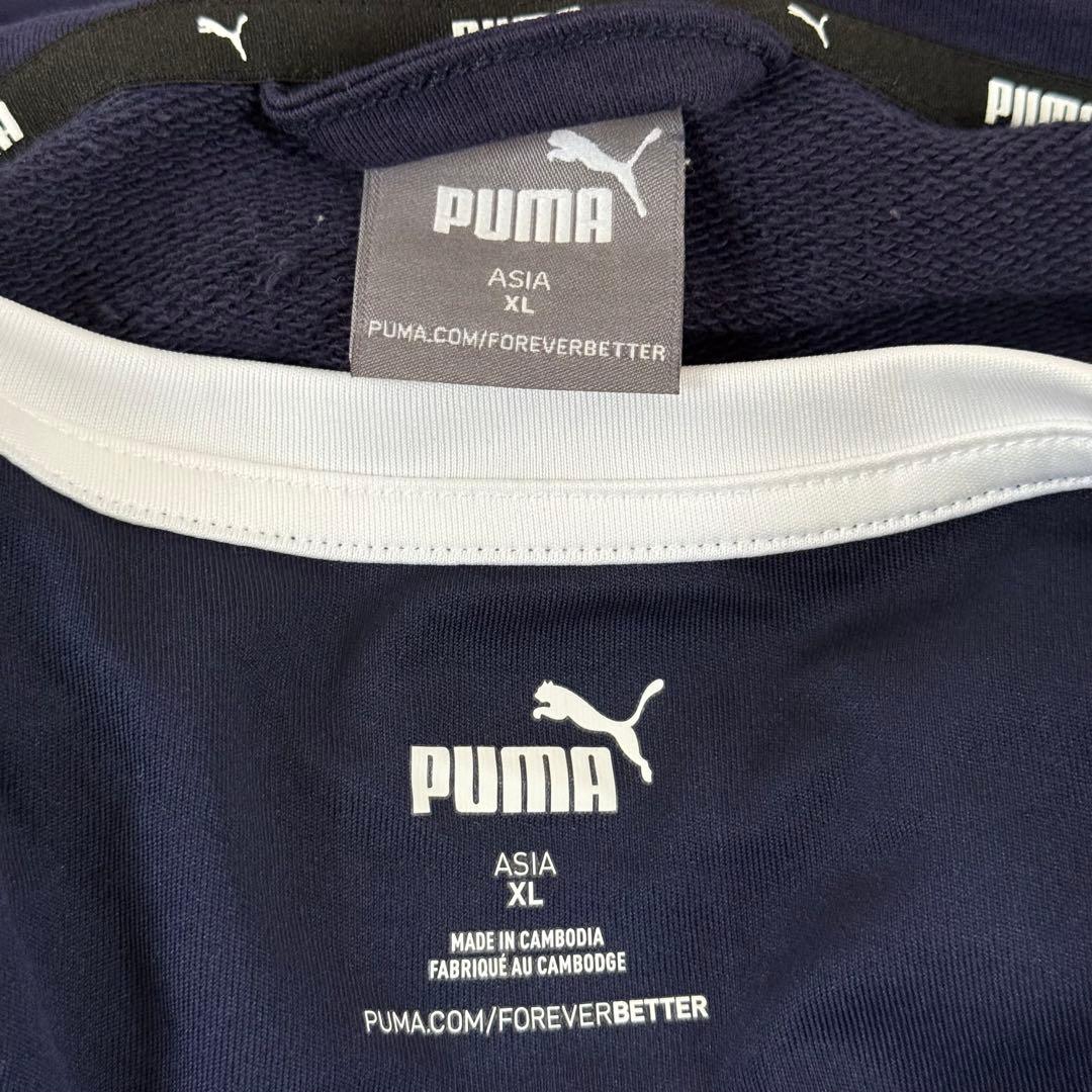 尚志FC 応援 パーカー＆プラクティスシャツセット PUMA サイズXLネイビー