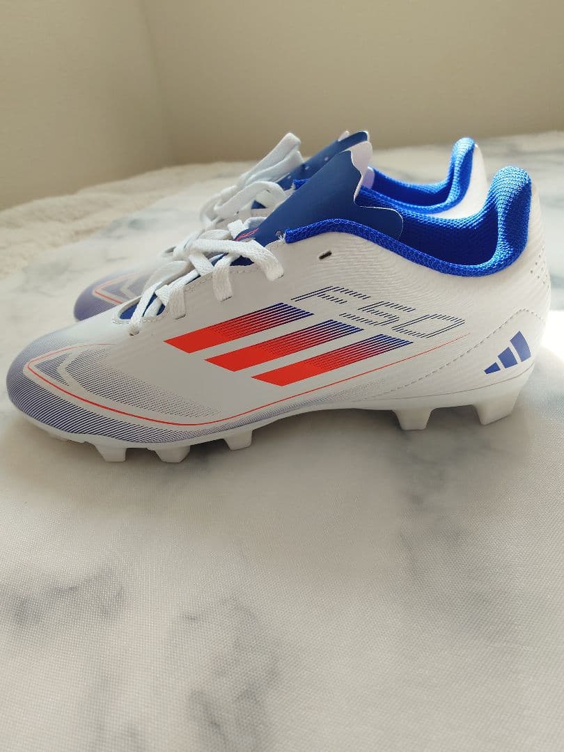 adidas 新品 F50 サッカーシューズ 23cmホワイト/ブルー/オレンジ