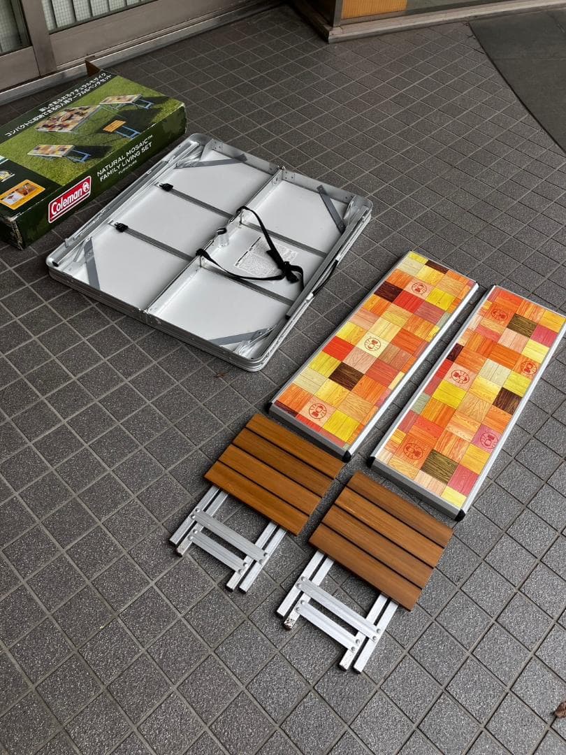 Coleman テーブル ファミリーリビングセット(手渡し限定)