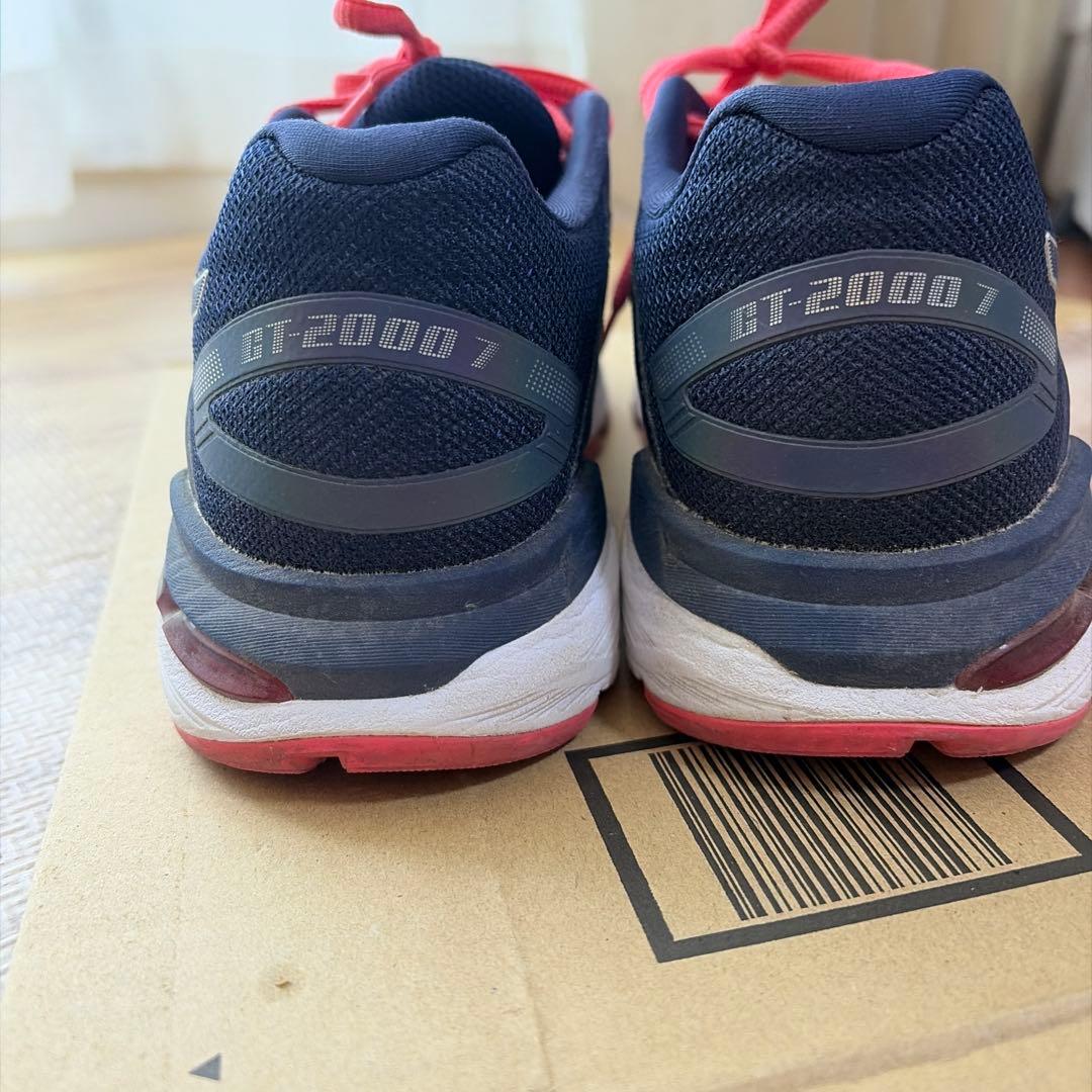 ASICS GT-2000 7 ネイビー/ピンク　ランニングシューズ