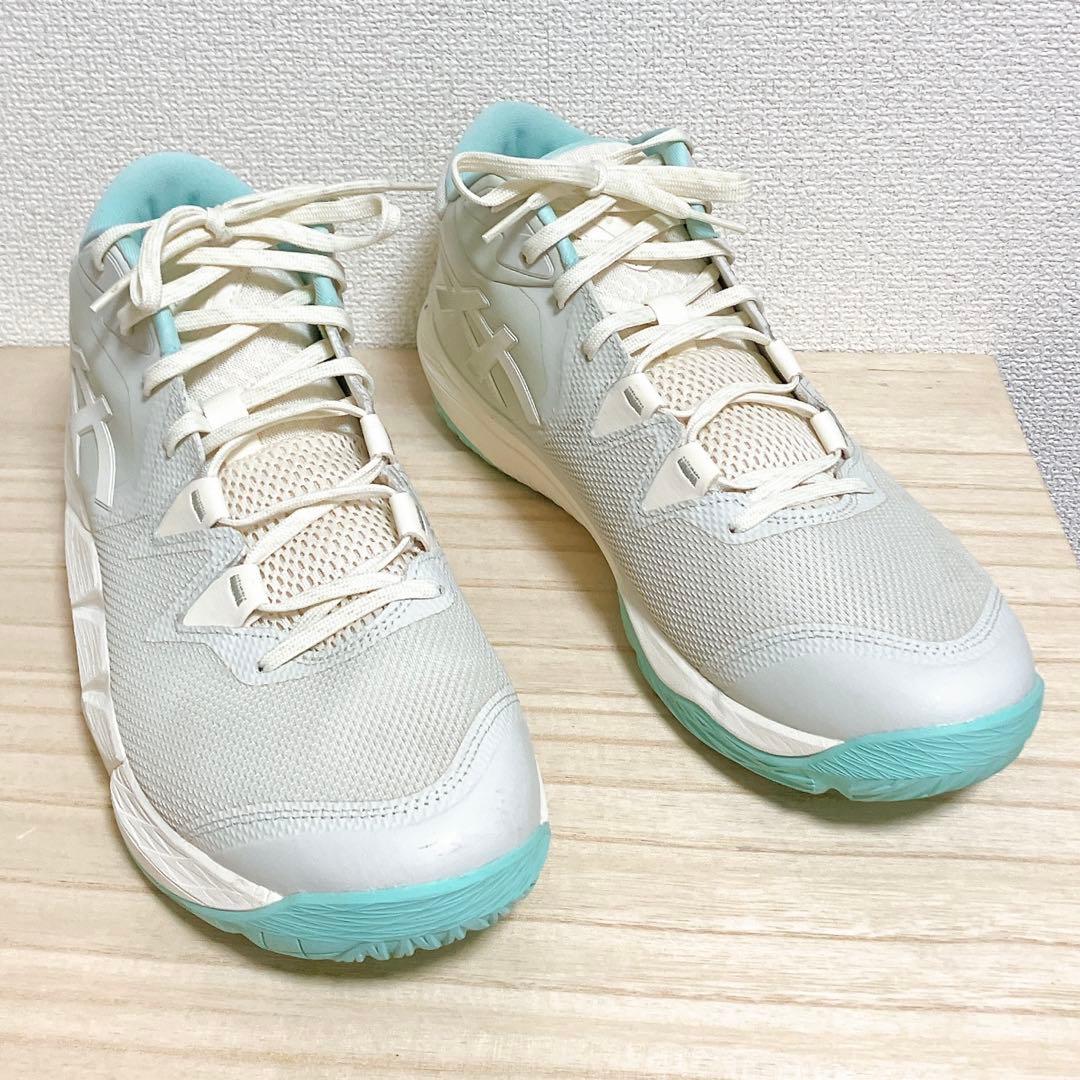 美品 asics UNPRE ARS 2 ホワイト/ミント 30cm