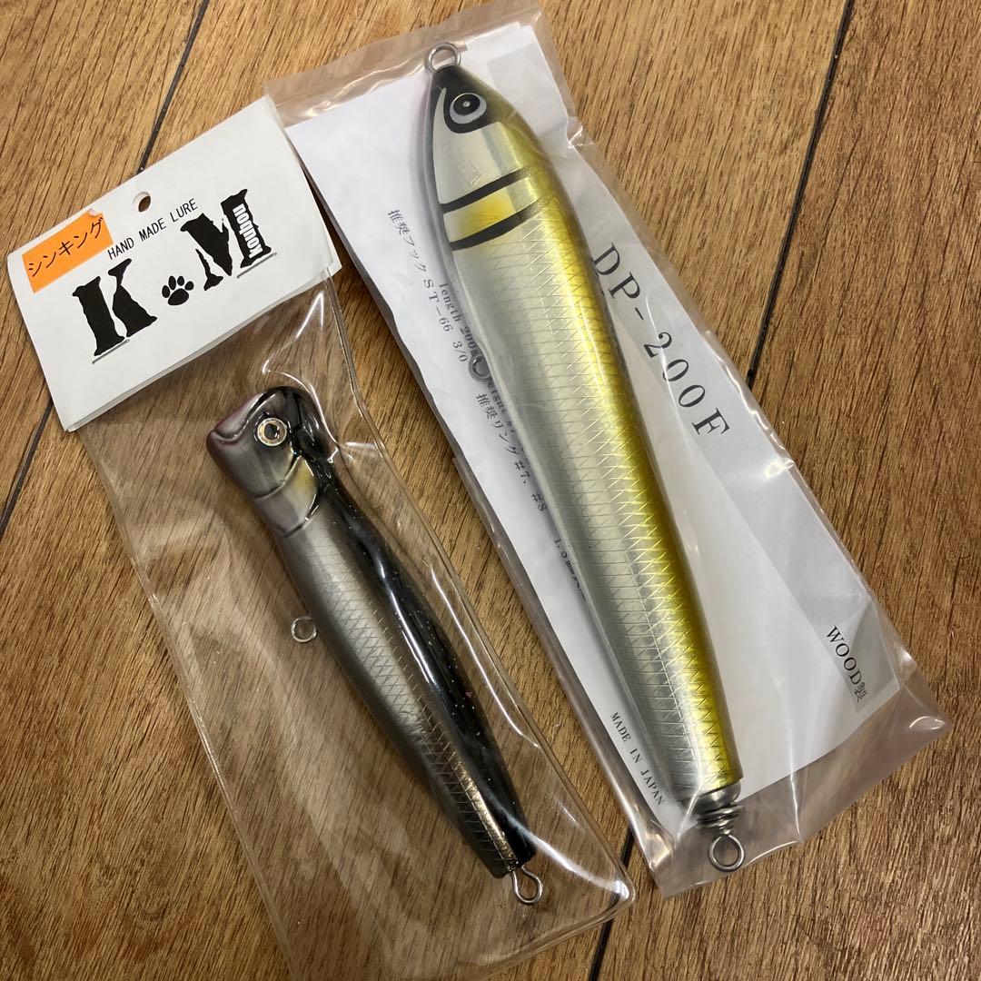 KM工房　ティンバー140 65g カミワザ　DP-200F 82g デコペンⅡ
