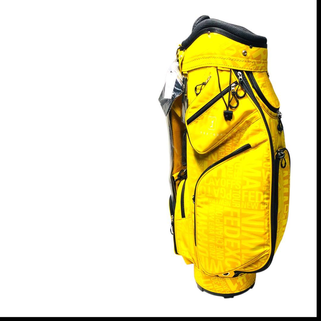 鮮やかイエロー！PGA TOUR 未使用キャディバッグ