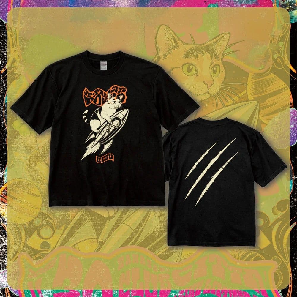 キズ Tシャツ XLサイズ JP:PARASITE TOKYO 黒