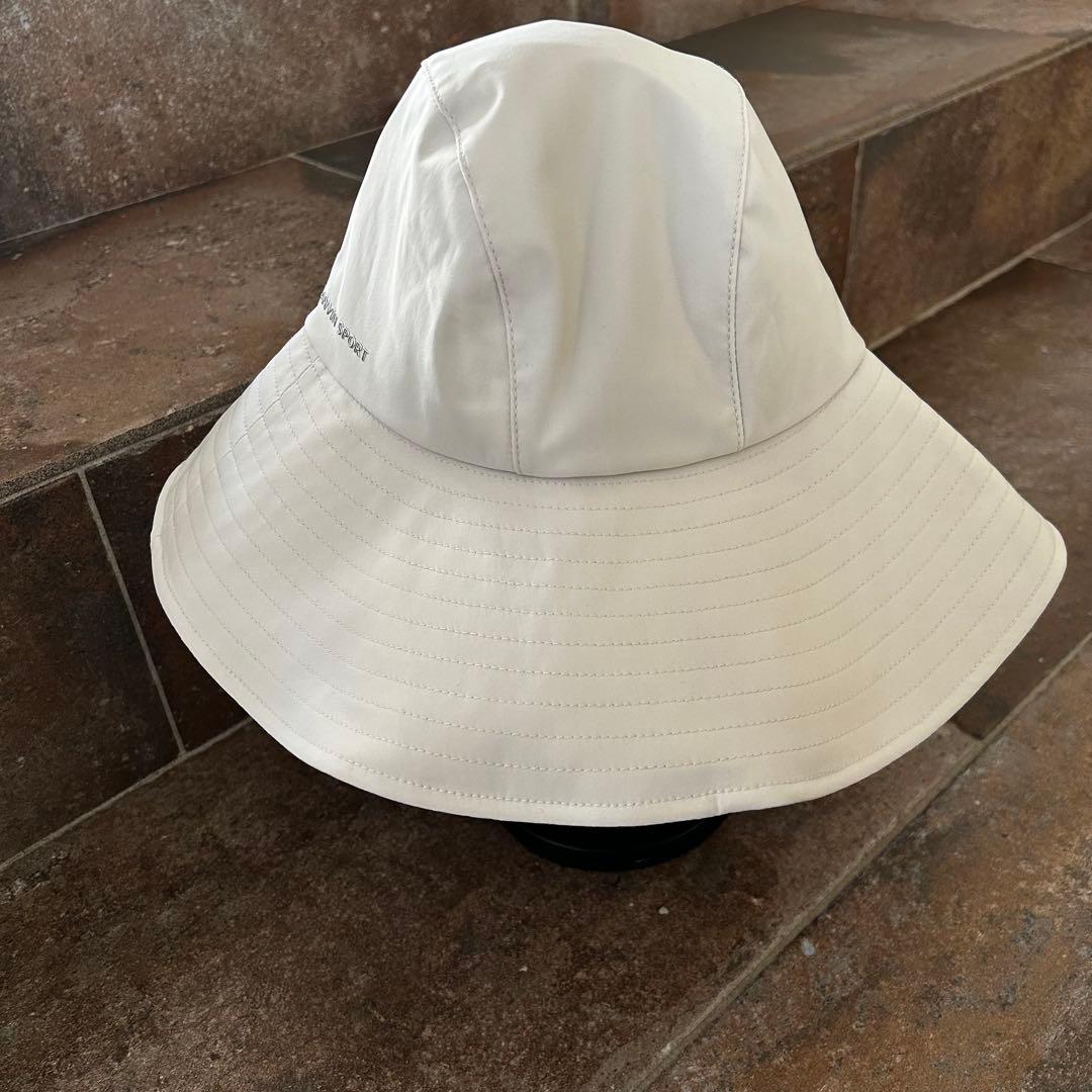 LANVIN SPORT（ランバン スポール）ツバ広めハット　ベージュ系