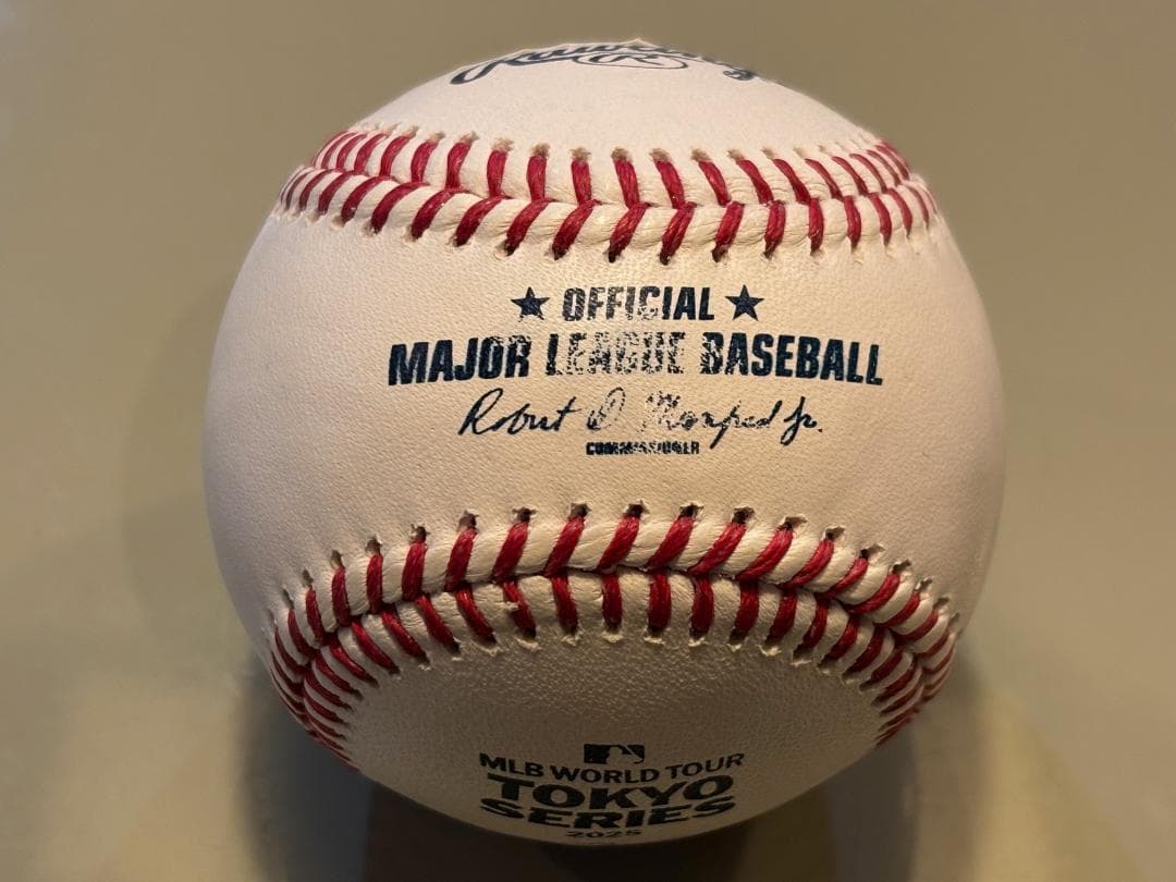 大谷翔平 直筆サインボール PSA/DNA社認証 2025年 MLB東京シリーズ