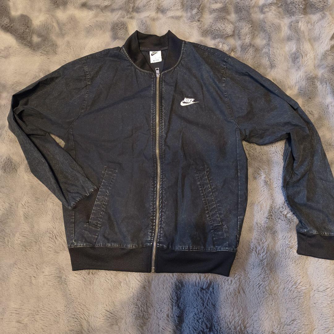 【美品】Nike ナイキ ナイロン セットアップ 上下 ブラック Sサイズ 黒