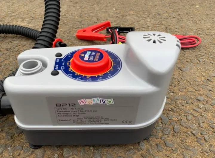 Bravo 12V bp12 電動ポンプforインフレータブルポート SUP新品