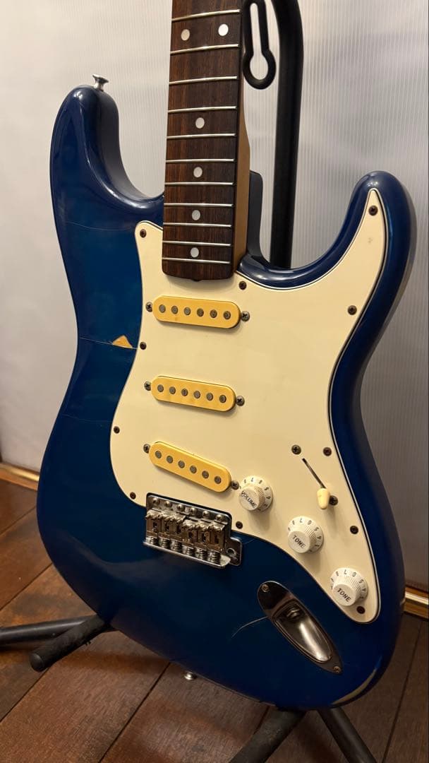 Squier Fender Japan Silver Pシリアル フジゲン製