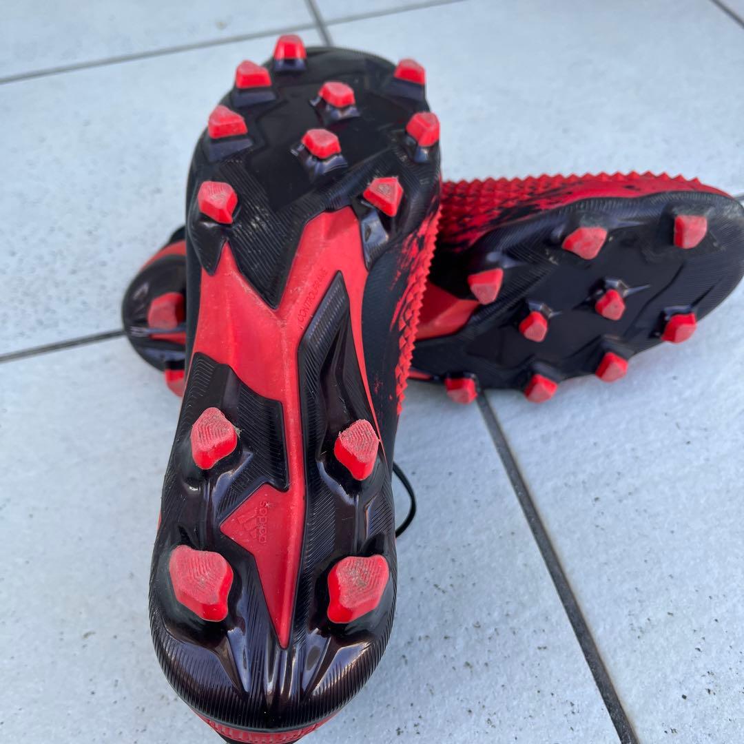 adidas サッカーシューズ スパイク 赤黒