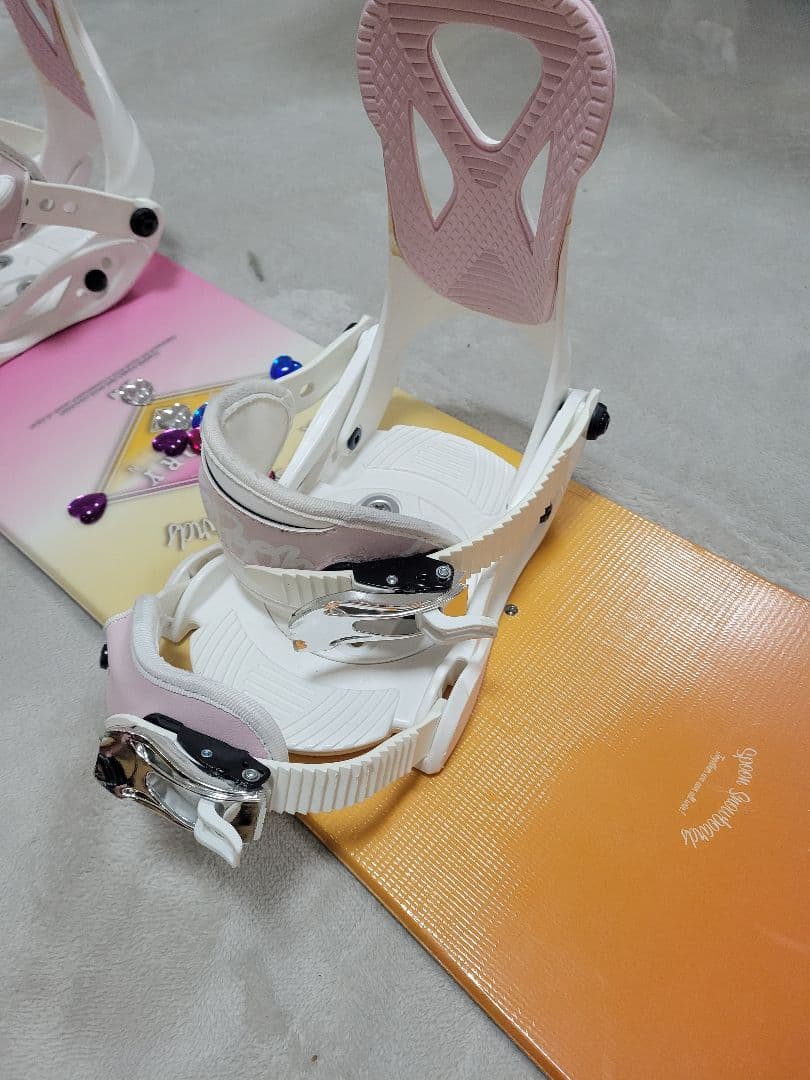SPOON スノーボード 板 SALOMONブーツセット 子供用 キッズ