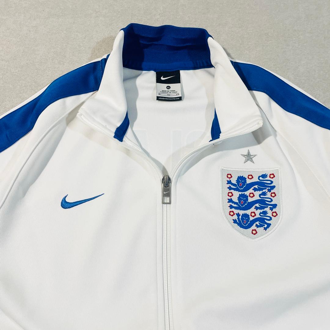 【希少】NIKE イングランド代表2014シーズン トラックジャケット/白/XL